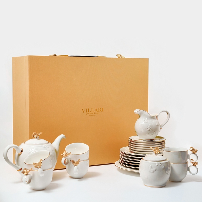 Наборы посуды чайный сервиз столовый фарфоровый &laquo;Магдалена&raquo; 22 предмета