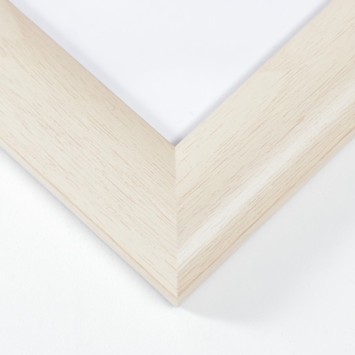 Фоторамка пластик "МИРАМ" 30х40 см, бежевый (пластиковый экран)