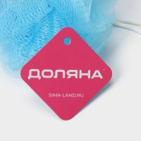 Мочалка детская с мягкой игрушкой Доляна &laquo;Зверята&raquo;, 20 гр, игрушка и цвет МИКС