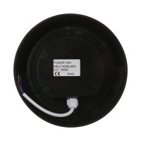 Светильник фасадный &laquo;Сити&raquo;, FSD-048, 10 Вт, 3000К, круг, IP65, 220 В, пластик, черный