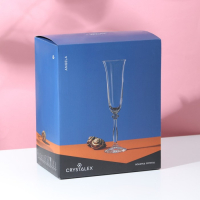 Набор бокалов для шампанского Bohemia Crystal &laquo;Анжела&raquo;, 190 мл, 6 шт