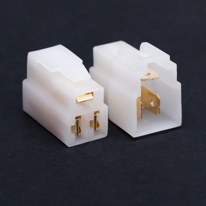 Разъем автомобильный, штекер-гнездо DJ7031-6.3-11/21, 3 контакта, набор 5 шт Разъем автомобильный, штекер-гнездо DJ7031-6.3-11/21, 3 контакта, набор 5 шт