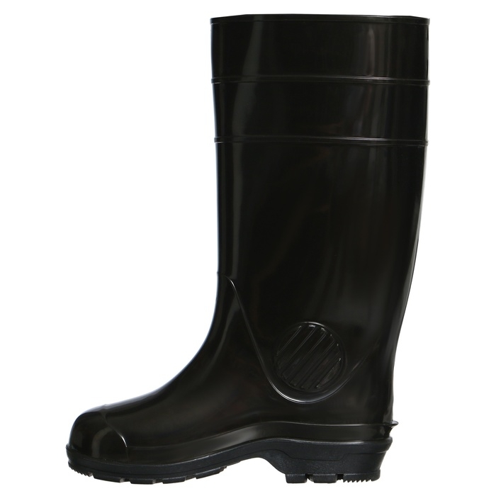 Сапоги мужские С-25, ПВХ, черные, размер 44