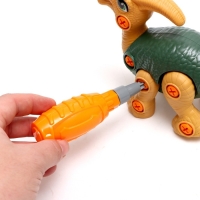 Конструктор винтовой &laquo;Паразауролоф&raquo;, с отвёрткой, 28 элементов