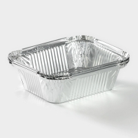 Набор форм из фольги для выпечки и запекания Доляна, 430 мл, 3 шт, 15&times;12&times;5 см