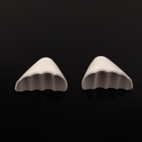 Вставки для уменьшения размера обуви, регулируемые, 5,5 &times; 4 см, пара, цвет серый