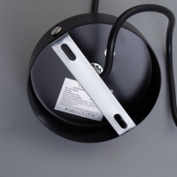 Люстра "Бокал" 1х60Вт Е27 Чёрный