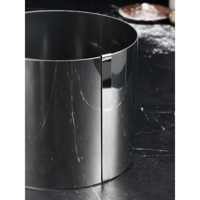 Форма для выпечки и выкладки с регулировкой размера &laquo;Круг&raquo;, h-14 см d-16-30 см