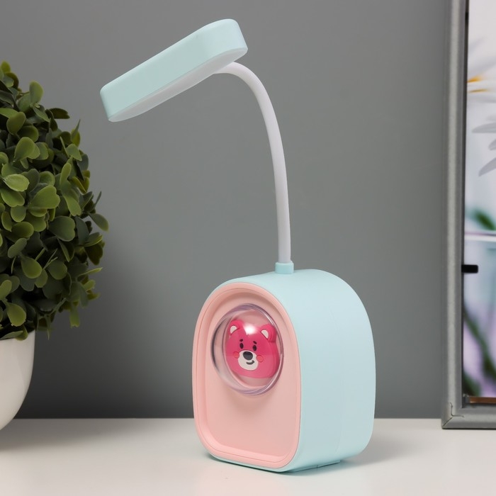 Ночник Ночник "Кидс" LED 3Вт USB АКБ бело-голубой 7,5х5,3х20,5 см