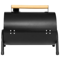 Гриль-коптильня, с температурным датчиком, 42 х 29 х 37 см, цвет чёрный Гриль-коптильня, с температурным датчиком, 42 х 29 х 37 см, цвет чёрный