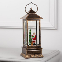 Светодиодная фигура &laquo;Дед Мороз и заяц&raquo; 10.5 &times; 27 &times; 10.5 см, пластик, батарейки ААх3 (не в комплекте), USB, свечение тёплое белое