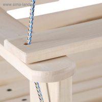 Кресло деревянное подвесное, сиденье 50&times;50см