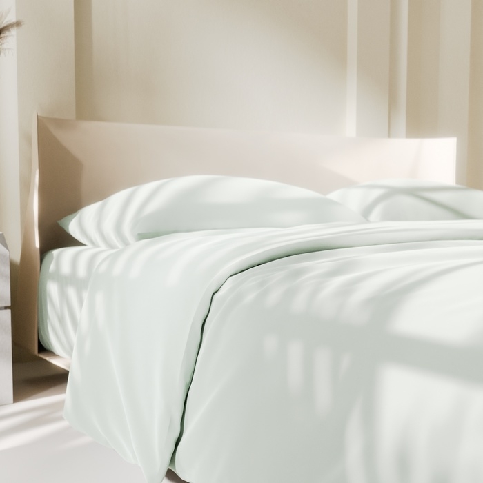 Постельное бельё LoveLife дуэт "Green tea" 150х215 см-2 шт, 225х240 см, 50х70&plusmn;3 см-2 шт, микрофибра 85 гр