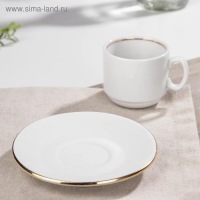 Кофейная пара фарфоровая, 100 мл, блюдце d=11,5 см Кофейная пара фарфоровая, 100 мл, блюдце d=11,5 см