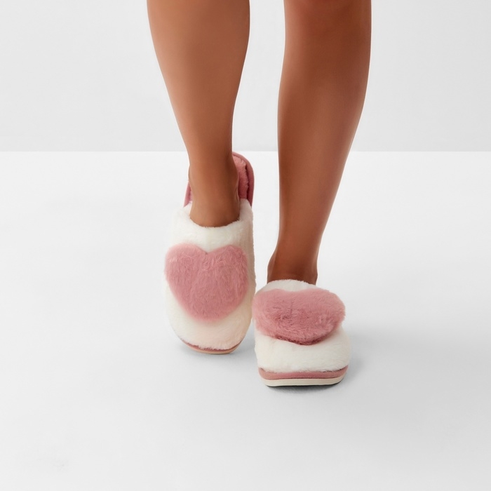 Тапочки женские, размер 36-37, цвет розовый Тапочки женские, размер 36-37, цвет розовый