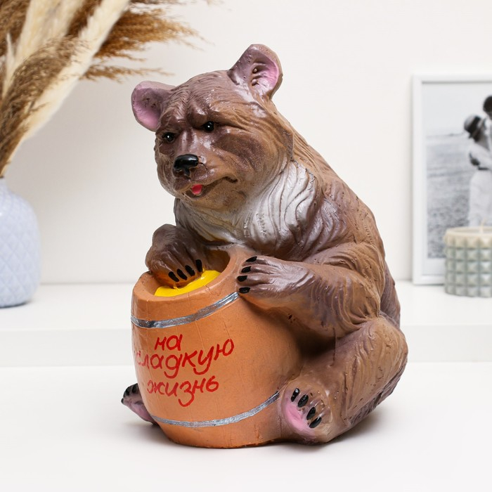 Копилка Копилка "Медведь с бочонком" 27х24х28см