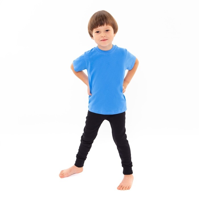 Кальсоны детские НАЧЁС, цвет чёрный, рост 104 см