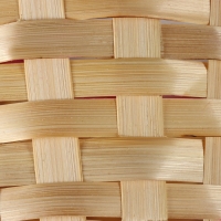 Набор корзин, 19х7,5х9,5/31 см, 22х9х11/34 см, 24х9х11,5/35 см, 3 шт, розовые, бамбук