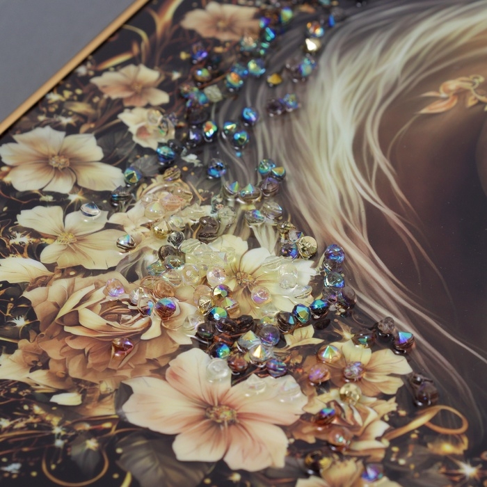 Картина акрил настольная "Царский конь" 25х20 см