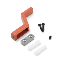 Крючок мебельный CAPPIO TRANQUILITY, однорожковый, цвет кирпичный Крючок мебельный CAPPIO TRANQUILITY, однорожковый, цвет кирпичный