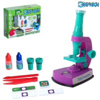 Микроскоп &laquo;Эврики&raquo;, световые эффекты, сменные линзы, увеличение x100, x300, x600