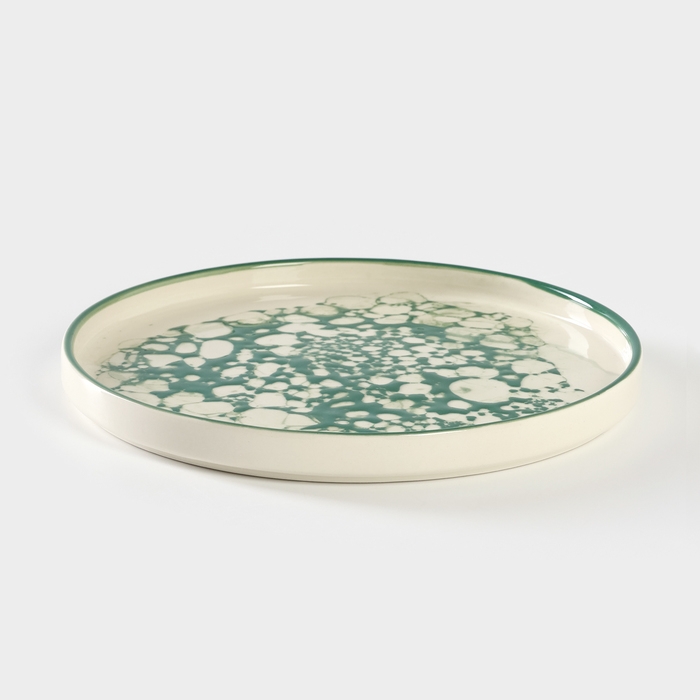 Тарелка керамическая «Пена», d=22 см Тарелка керамическая «Пена», d=22 см