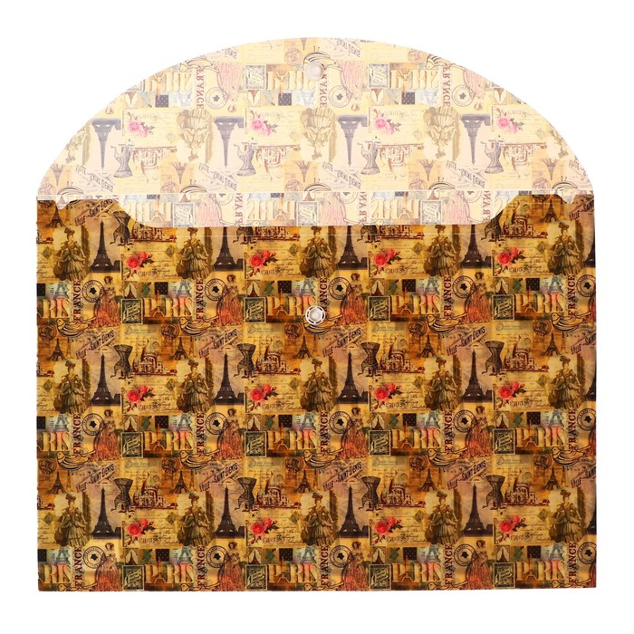 Набор папок-конвертов на кнопке А4, 180 мкр, 12 штук, МИКС Набор папок-конвертов на кнопке А4, 180 мкр, 12 штук, МИКС