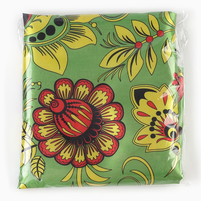 Лоскут для рукоделия, атлас, хохлома, 100 &times; 150 см