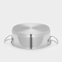 Кастрюля &laquo;Общепит. Шеф&raquo;, 6 л, d=28 см, h=10,3 см, капсульное дно, индукция