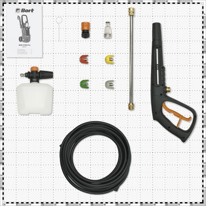 Мойка высокого давления Bort BHR-2700-Pro, 2500 Вт, 180 бар, 480 л/ч Мойка высокого давления Bort BHR-2700-Pro, 2500 Вт, 180 бар, 480 л/ч