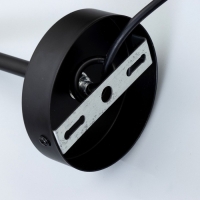 Бра "Капля" Е27 40Вт черный 10х10х35-135см Бра "Капля" Е27 40Вт черный 10х10х35-135см