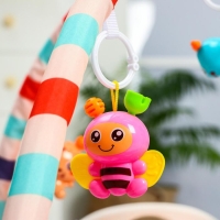 Развивающий коврик &laquo;Игра малыша&raquo;, с пианино, круглый, розовый