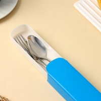 Футляр для столовых приборов выдвижной Доляна, 20&times;4,5&times;2,5 см, цвет МИКС