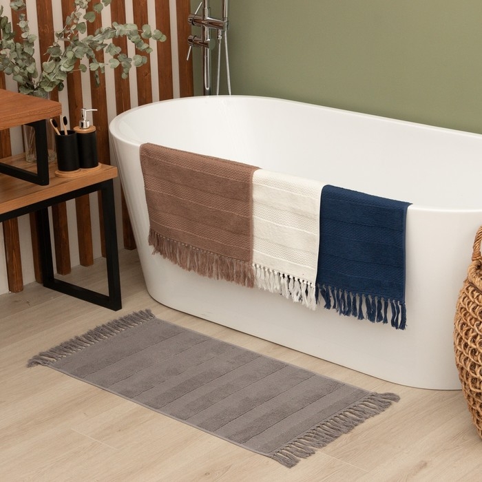 Полотенце для ног Love Life Полотенце для ног Love Life "Turkish dream" 50*90 см, серый, 100% хл, 500 гр/м2