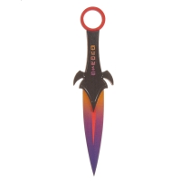 Деревянное оружие детское сувенирное &laquo;Кунай&raquo;, фиолетовый