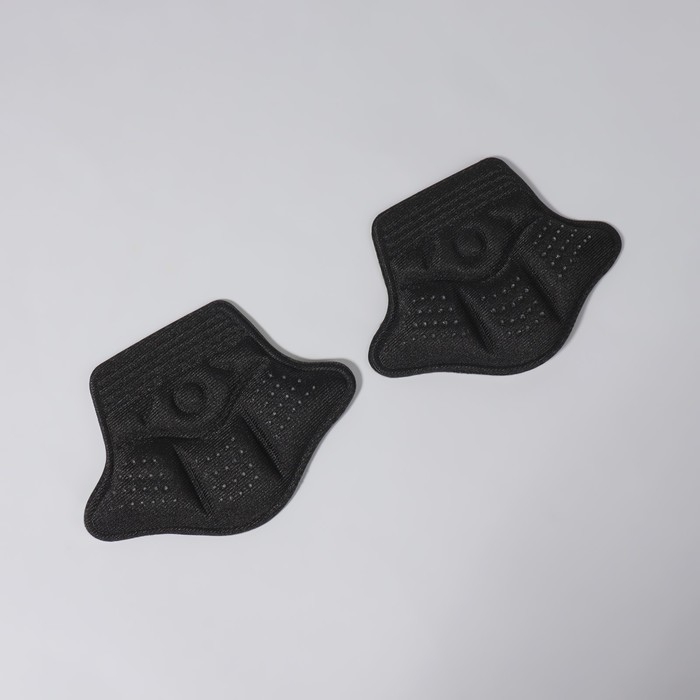 Пяткоудерживатели для обуви, с подпяточником, клеевая основа, 10 &times; 7,3 см, пара, цвет чёрный