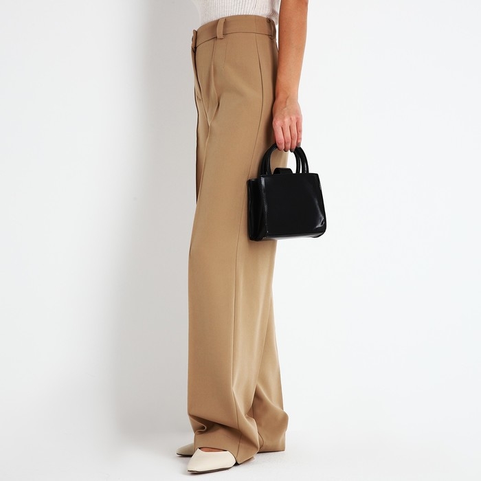 Сумка женская тоут на молнии, цвет чёрный Сумка женская тоут на молнии, цвет чёрный