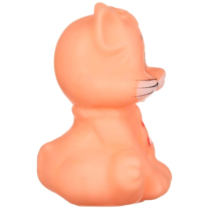 Резиновая игрушка для ванны &laquo;Котик&raquo;, с пищалкой, 1 шт, цвет МИКС, Крошка Я