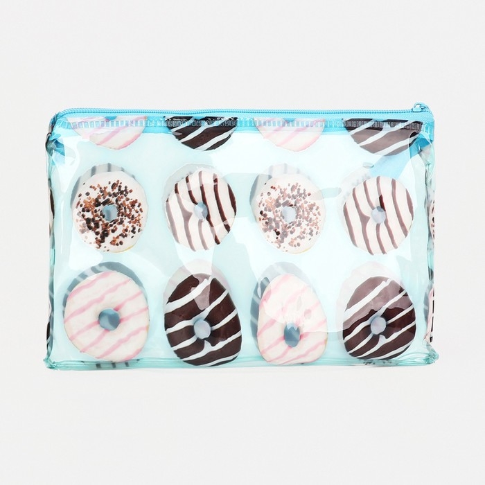 Косметичка на молнии, цвет голубой Косметичка на молнии, цвет голубой