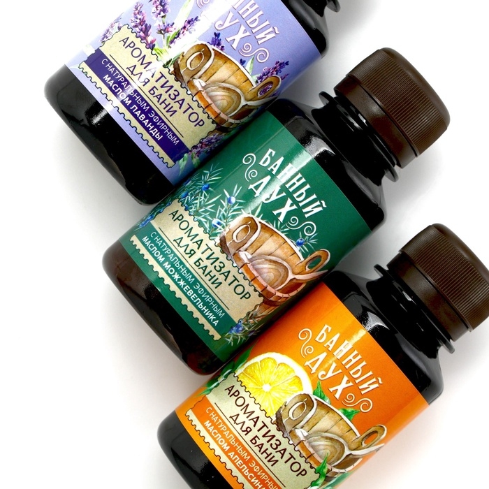 Подарочный набор БАННЫЙ ДУХ &laquo;С Новым Годом&raquo;, ароматизатор для бани, 3х100 мл