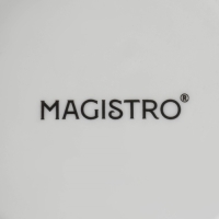 Кофейная пара фарфоровая Magistro Rodos, 2 предмета: чашка 100 мл, блюдце d=15 см, цвет белый Кофейная пара фарфоровая Magistro Rodos, 2 предмета: чашка 100 мл, блюдце d=15 см, цвет белый