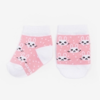 Набор носков Крошка Я &laquo;Зайчонок&raquo;, 2 пары, 12-14 см
