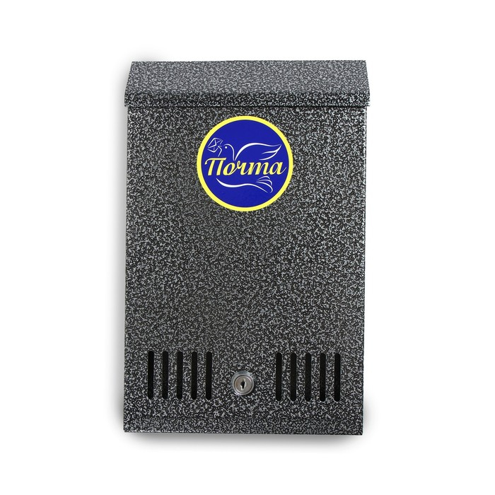 Ящик почтовый с замком, вертикальный, серебристый Ящик почтовый с замком, вертикальный, серебристый