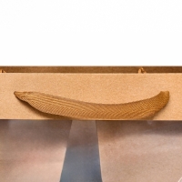 Пакет подарочный, крафт, с окном, 30 х 30 х 30 см