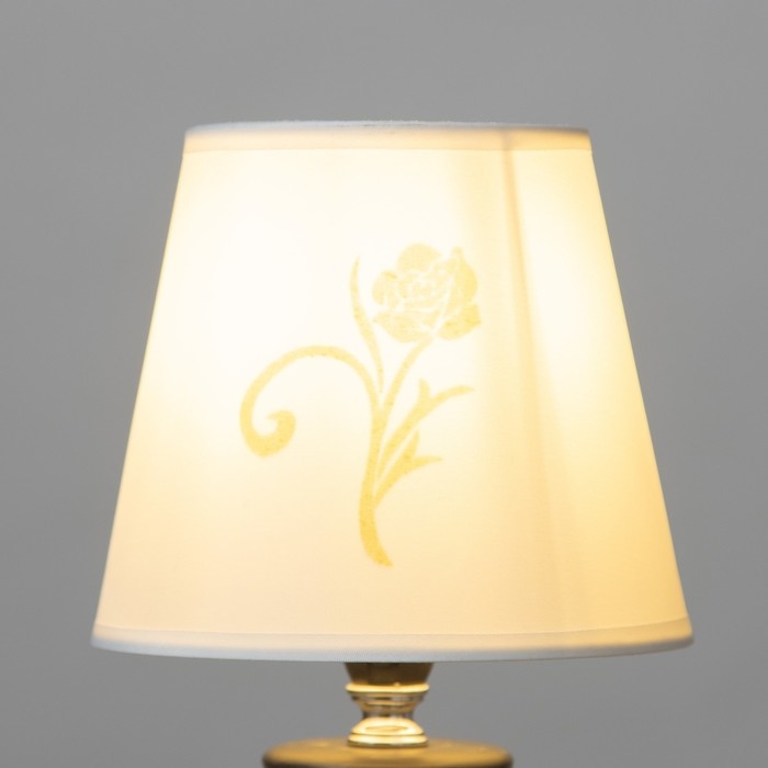 Абажур Абажур "Роза" белый Е14 15х15х13 см