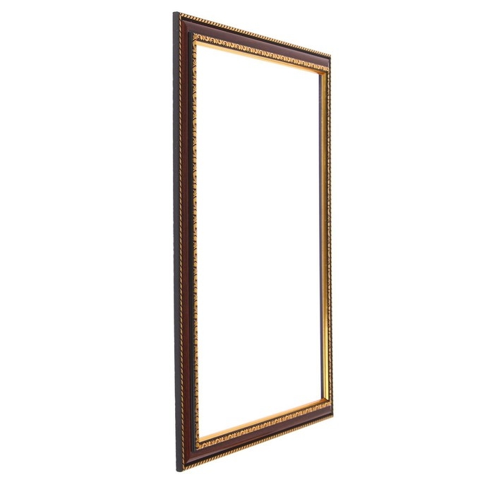 Рама для картин (зеркал) 30 х 40 х 2,8 см, пластиковая, Calligrata 6448, вишня с золотом Рама для картин (зеркал) 30 х 40 х 2,8 см, пластиковая, Calligrata 6448, вишня с золотом