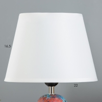 Настольная лампа "Косетт" Е27 40Вт синий-фиолетовый 22,5х22,5х32,5 см RISALUX