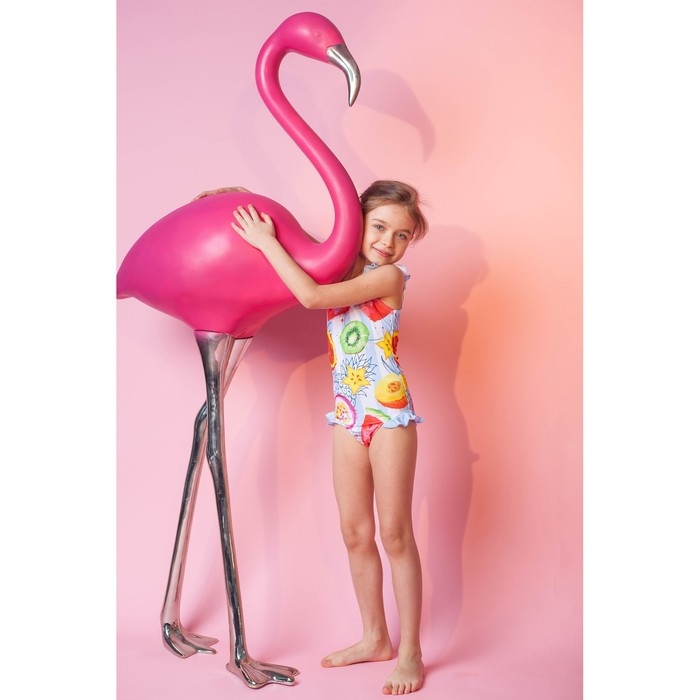 Купальник KAFTAN Купальник KAFTAN "Fruits", рост 110-116 (32), цвет голубой/белый