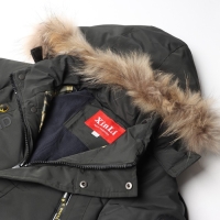 Куртка зимняя для мальчиков, цвет графит, рост 122 см