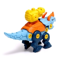 Винтовой конструктор &laquo;ДиноМир&raquo;, трицератопс